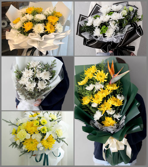 广东东莞市石碣镇四甲村白事花束代送